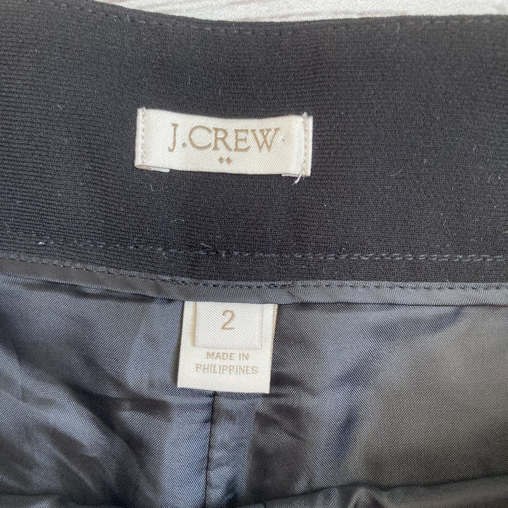 jcrew womens 2 pieced drapey shorts black polyeste - Picture 4 of 5